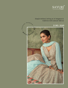 Day Party Wear Front Slit Anarkali Skirt