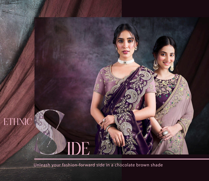 Bachelorette Party Wear Designer Sari - Fashion Nation