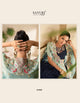 Bachelorette Partywear Blue Indo-Western Shrug Set