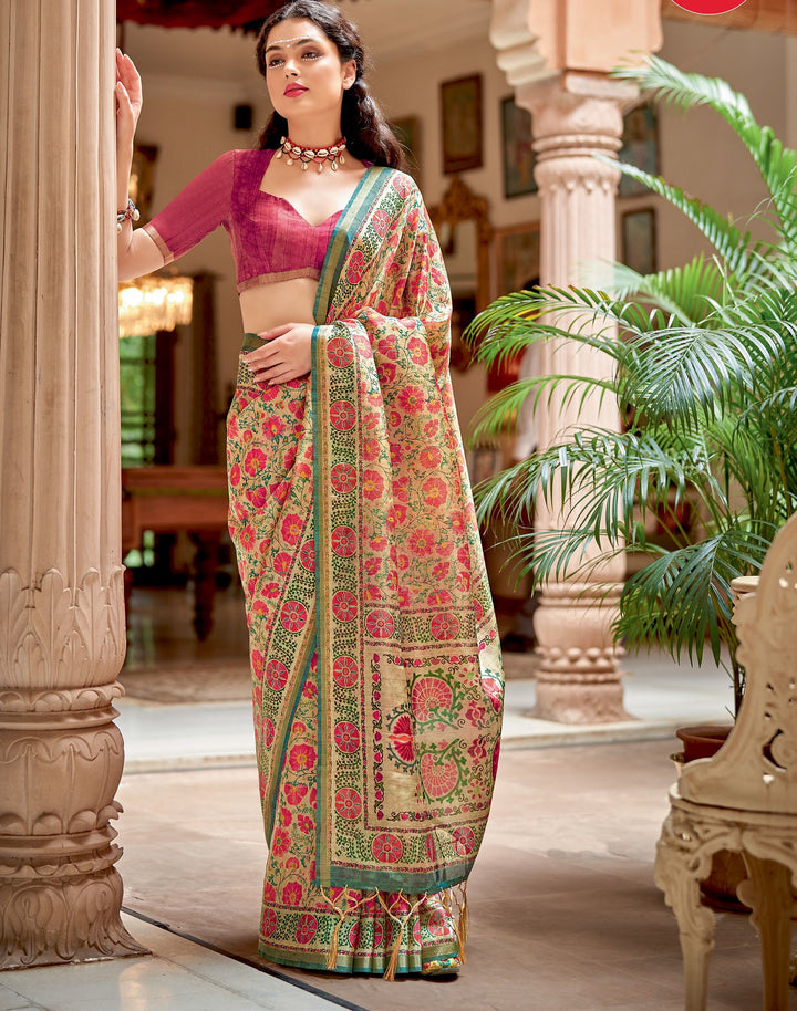 ethnic silk sari