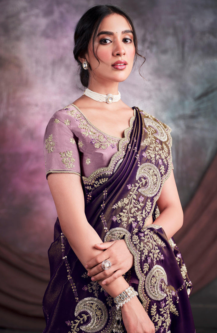 Bachelorette Party Wear Designer Sari - Fashion Nation