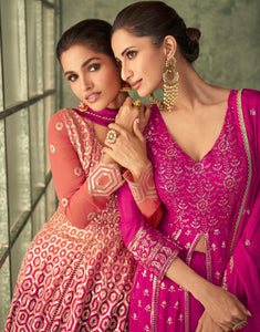 Sagaai Special Floor Length Anarkali Lengha