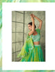 Mehendi Party Wear Indo Western Tie & Dye Skirt Set