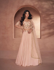 Afternoon Party Wear Indo Western Long Skirt Top Set
