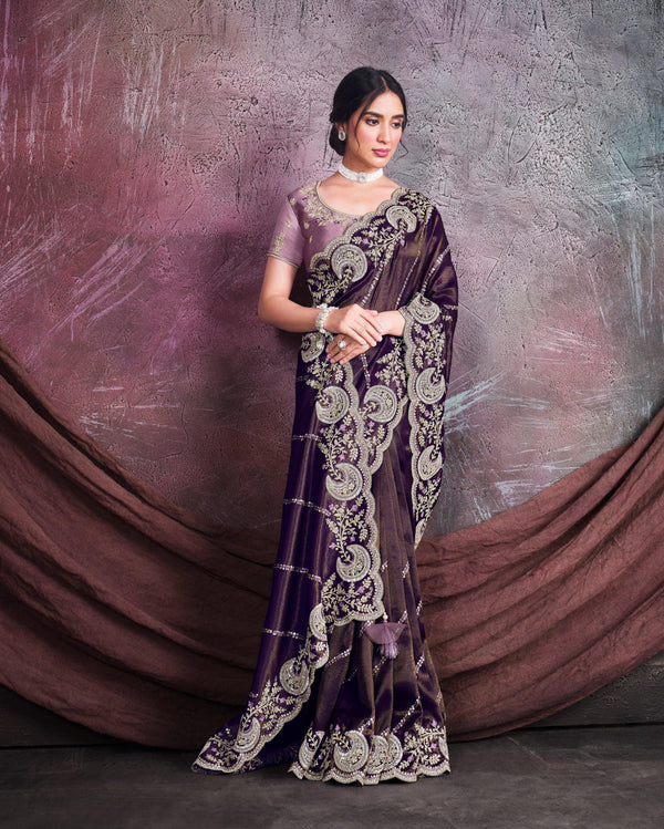 Bachelorette Party Wear Designer Sari - Fashion Nation