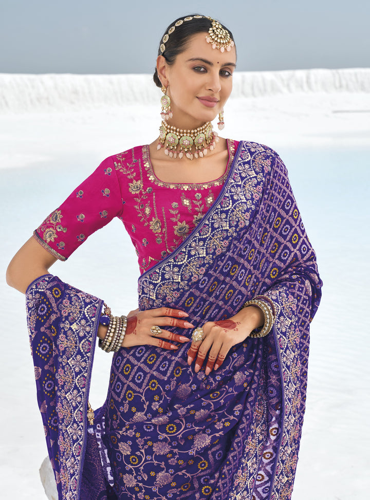 indian marriage wear designer saree
