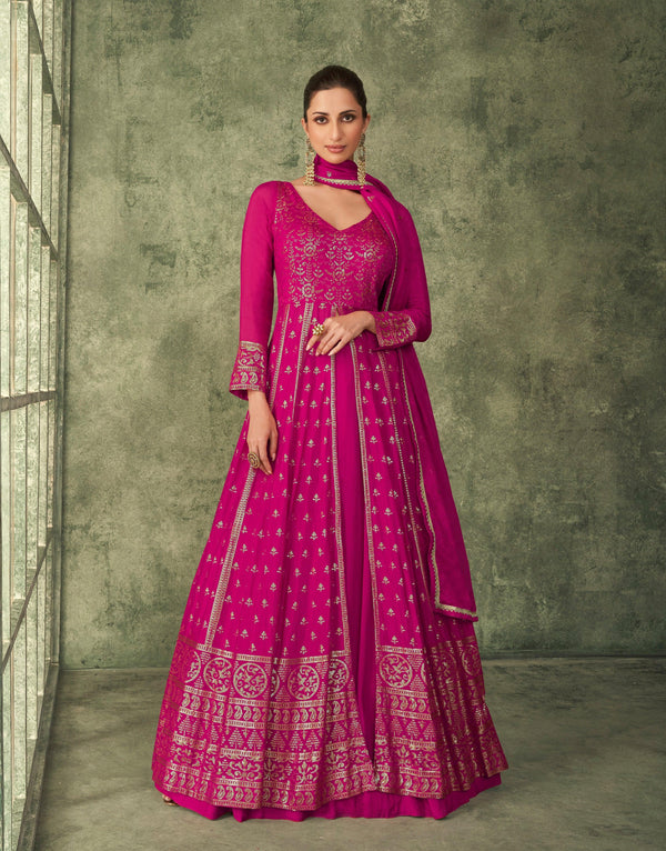 Sagaai Special Floor Length Anarkali Lengha - Fashion Nation