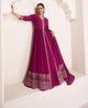 Sangeet Wear Front Slit Floor Length Anarkali