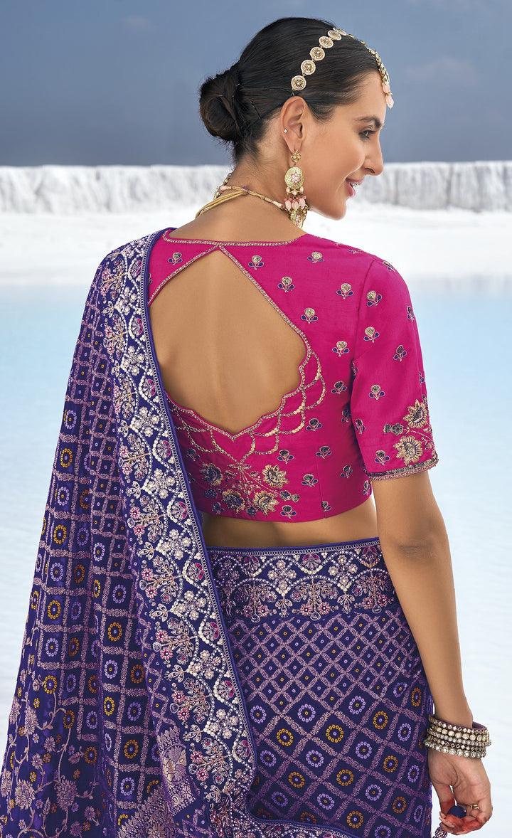 jaipuri patola evening wear indian sari