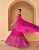 Designer Wear Indo Western One Shoulder Top Dress