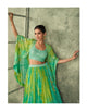 Mehendi Party Wear Indo Western Tie & Dye Skirt Set