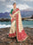 Sangeet Wear Off-White Gajji Silk Bandhej Kutchi Ethnic Saree