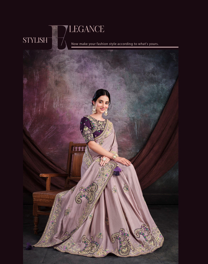 Wedding Party Wear Designer Sari - Fashion Nation