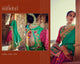 Classic Designer Kimora SA1043 Bridal Magenta Green Tussar Silk Saree - Fashion Nation