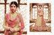 Ethnic NAK11044 PartyWear Peach Yellow Silk Brocade Anarkali Lehenga - Fashion Nation