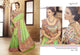 Pretty NAK4091 Nakkashi Green Beige Handloom Silk Saree - Fashion Nation