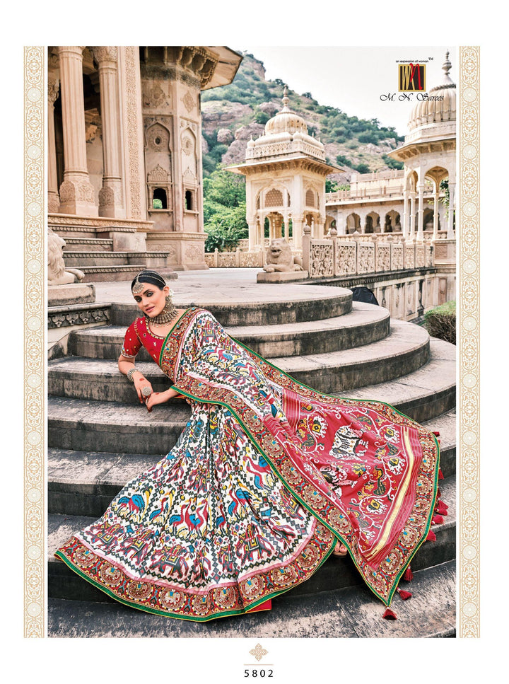 Wedding Special Patan Patola Silk Saree - Fashion Nation
