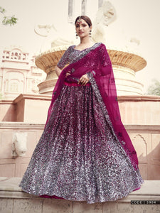 Sangeet Special Designer Fashionable Shaded Lehenga Choli by Fashion Nation