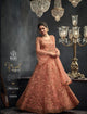 Stylish Indo Western GLA66002 Aqua Net Silk Abaya Style Anarkali - Fashion Nation