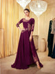 Designer Indo Western LD8107 Purple Georgette Silk Anarkali with Pants - Fashion Nation