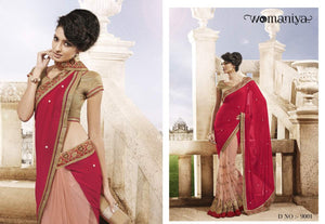 NAK9001 Designer Vikram Phadnis Nakkashi Indian Party Wear Traditional Saree - Fashion Nation