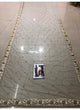 Anu Emmanuel KF3741 Bollywood Inspired Grey Net Silk Saree - Fashion Nation
