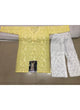 Janhvi Kapoor KF3797 Bollywood Inspired Yellow White Cotton Kurta Palazzo - Fashion Nation