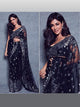 Chitrangada Singh KF3866 Bollywood Inspired Black Net Saree - Fashion Nation