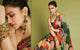 Deepika Padukone KFdeepika Bollywood Inspired Multicoloured Georgette Silk Saree - Fashion Nation