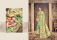 Excellent PRM5423 Wedding Wear Green Pink Banarasi Silk Saree - Fashion Nation