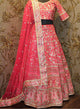 Superb SF5105 Bollywood Inspired Pink Silk Lehenga Choli - Fashion Nation