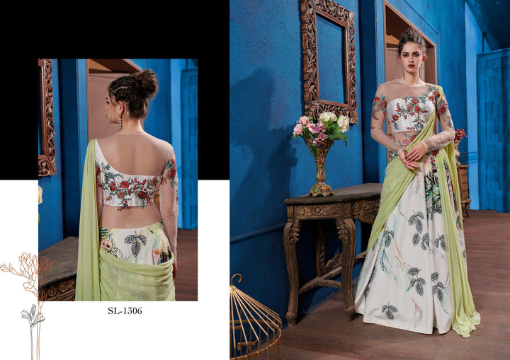 Bachelorette Indo Western Designer Readymade Gown - Fashion Nation