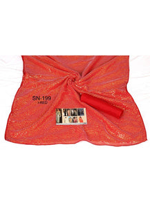 Kareena Kapoor KF3839 Bollywood Inspired Red Silk Georgette Saree - Fashion Nation
