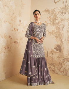 Sagaai Wear Designer Palazzo Suit
