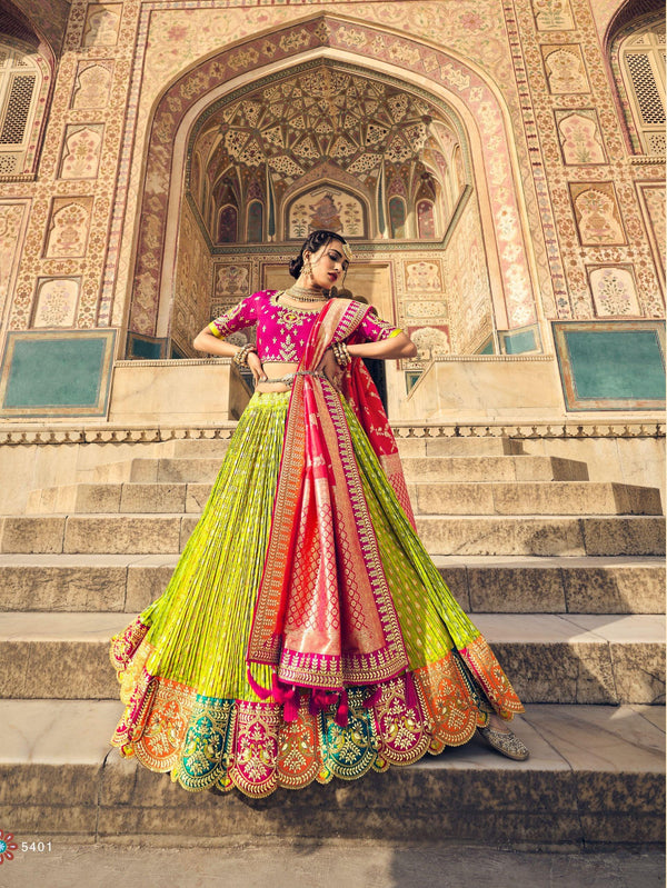 Bridal Wear Silk Lehenga Choli - Fashion Nation