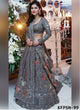 Partywear KFPSN99 Bollywood Inspired Grey Mono Net Silk Lehenga Choli - Fashion Nation