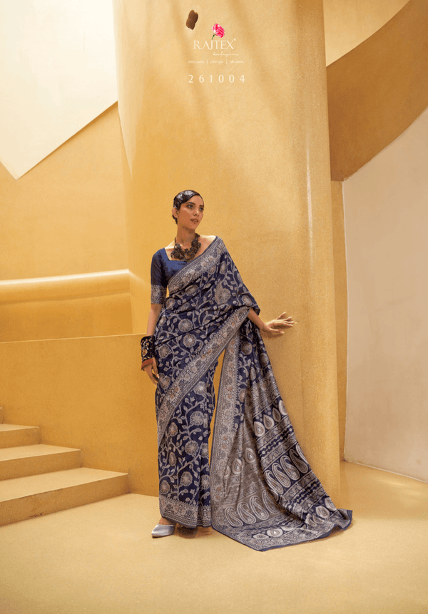 Bachelorette Party Wear Chikankari Lakhnawi Saree - Fashion Nation