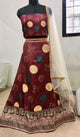Shilpa Shetty BT169 Bollnywood Inspired Maroon Silk Lehenga Choli - Fashion Nation