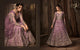 Smart 50002 IndoWestern Purple Net Satin Silk Anarkali Gown - Fashion Nation