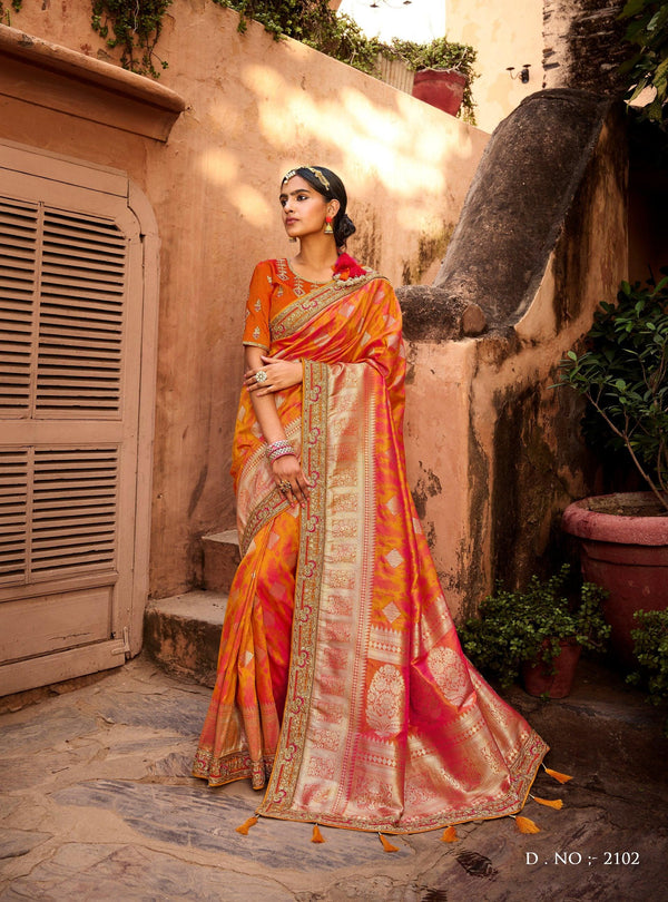 Haldi Function Wear Designer Saree - Fashion Nation