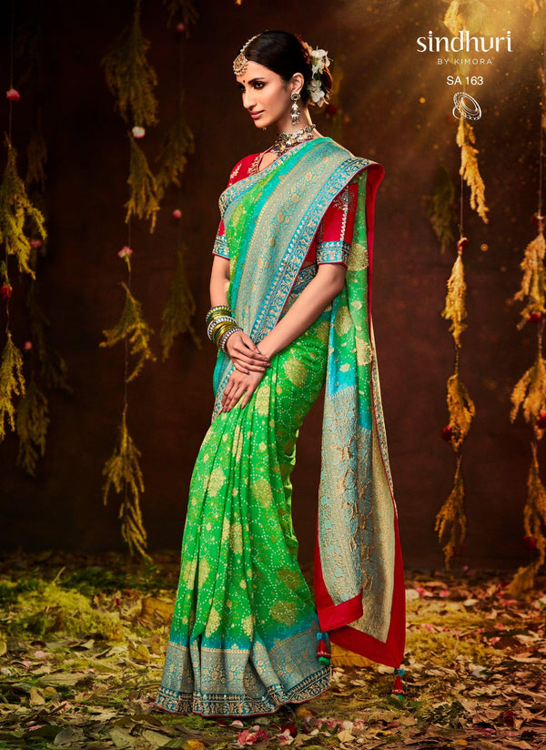 Wedding Wear Traditional Silk Saree - Fashion Nation
