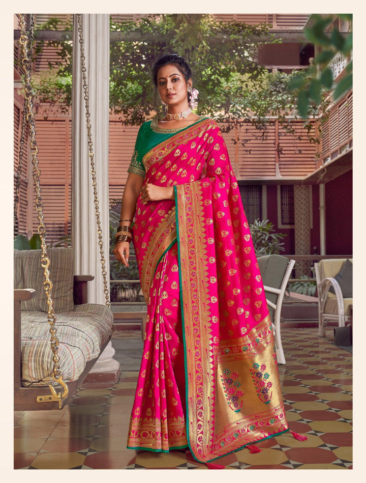 Afternoon Party Wear Silk Saree - Fashion Nation