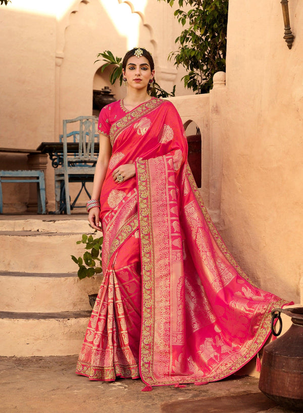 Reception Party Wear Designer Saree - Fashion Nation