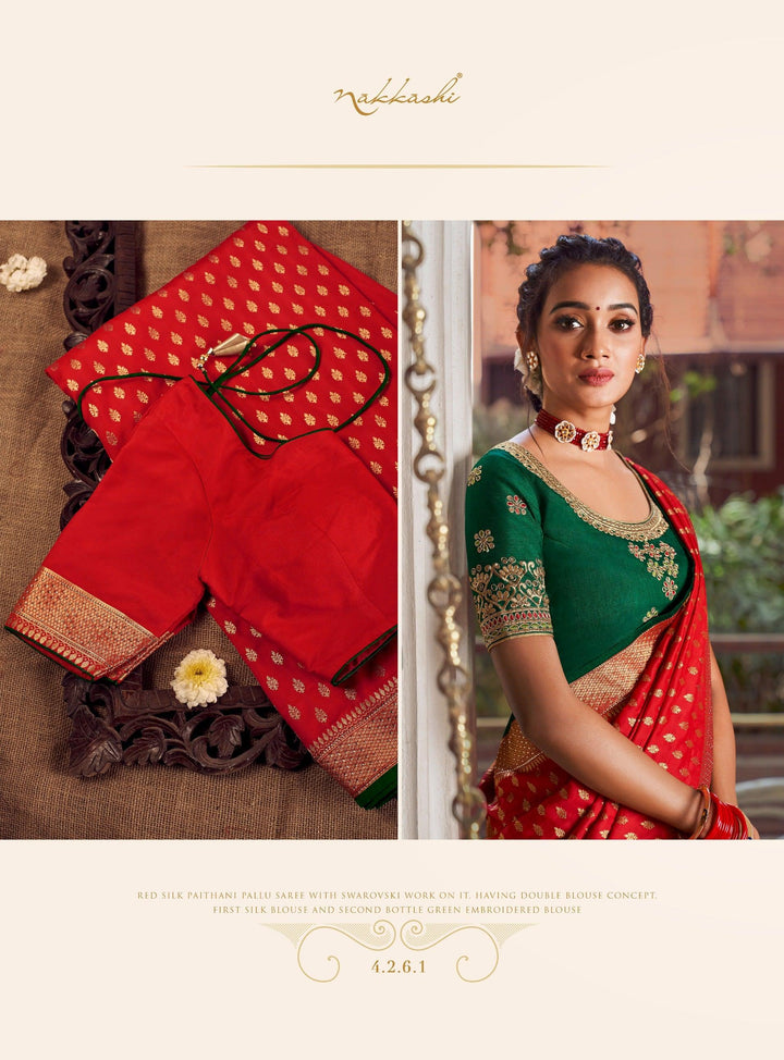Marriage Wear Jacquard Silk Saree - Fashion Nation