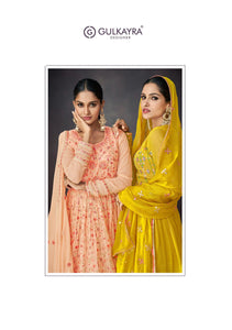 Sagaai Function Wear Designer Fusion Skirt Kurti