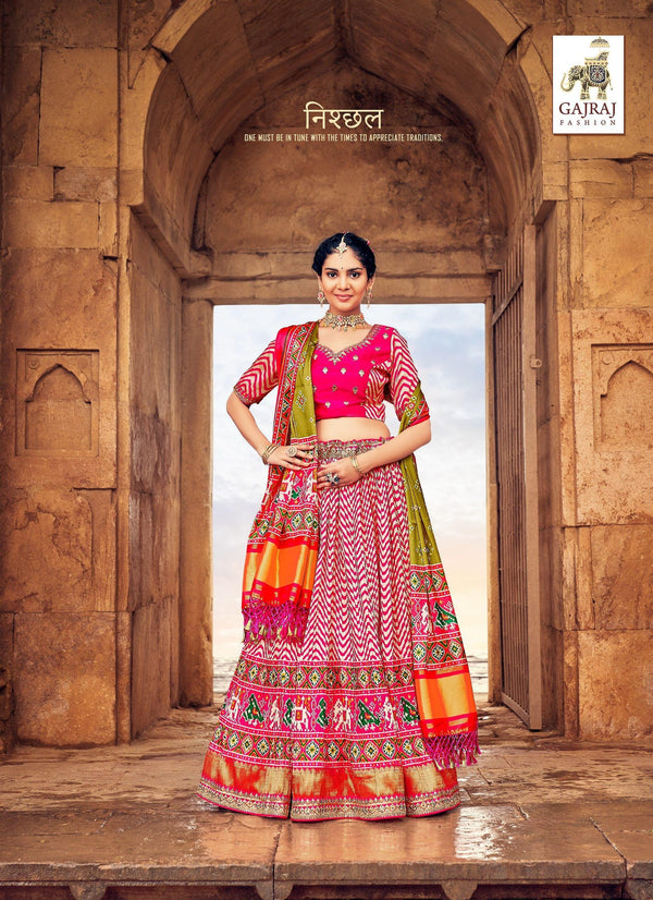 Engagement Special Patola Lehenga Choli - Fashion Nation