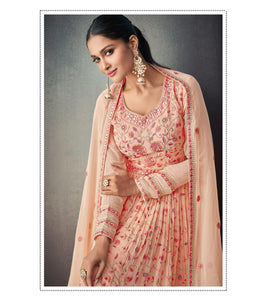 Sagaai Function Wear Designer Fusion Skirt Kurti