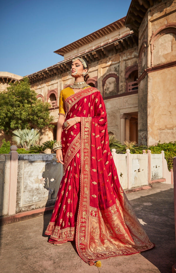 Sangeet Special Designer Silk Saree - Fashion Nation