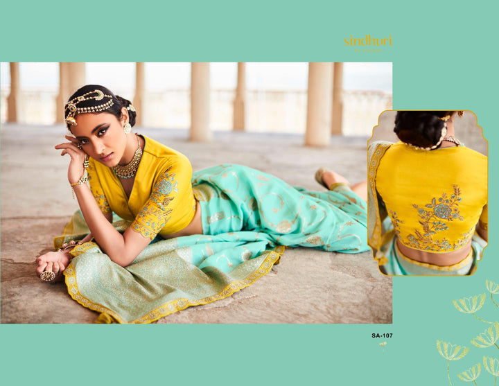 Party Wear Designer Silk Saree - Fashion Nation